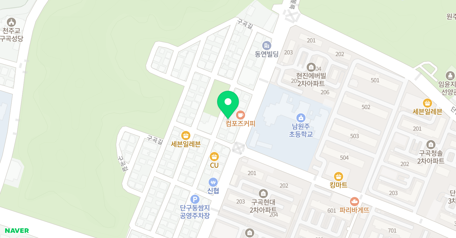 온수학학원 위치