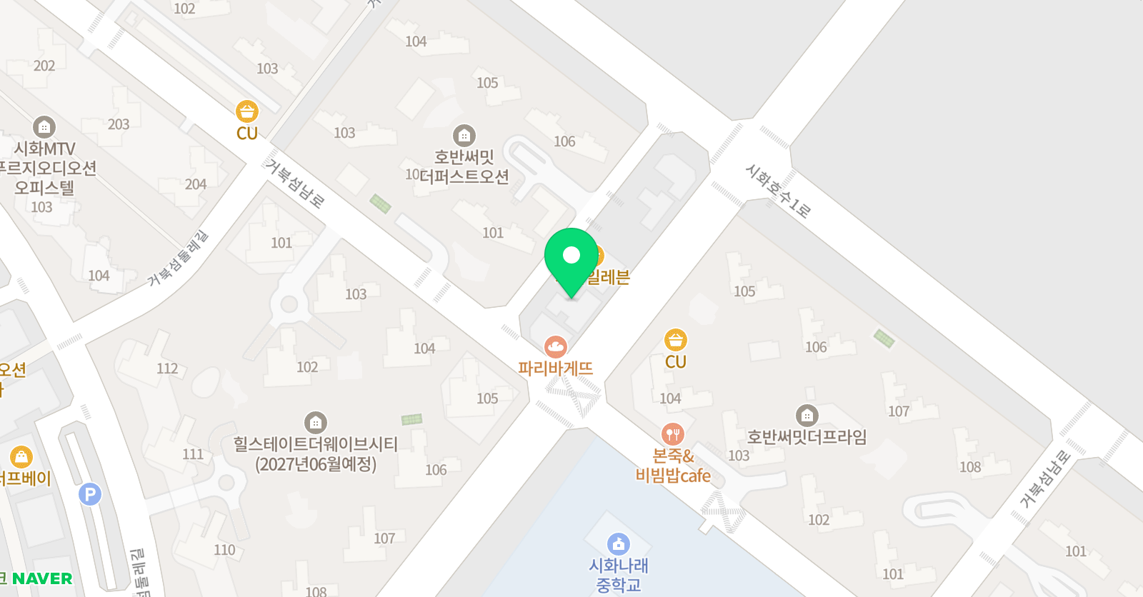 바다 음악학원 위치
