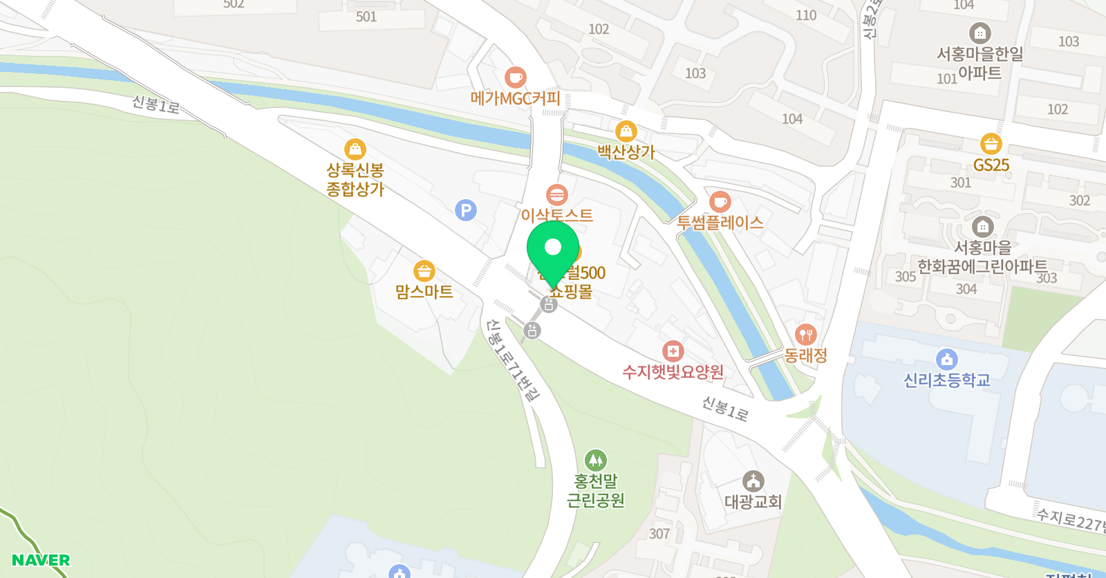 퍼펙트점핑 위치