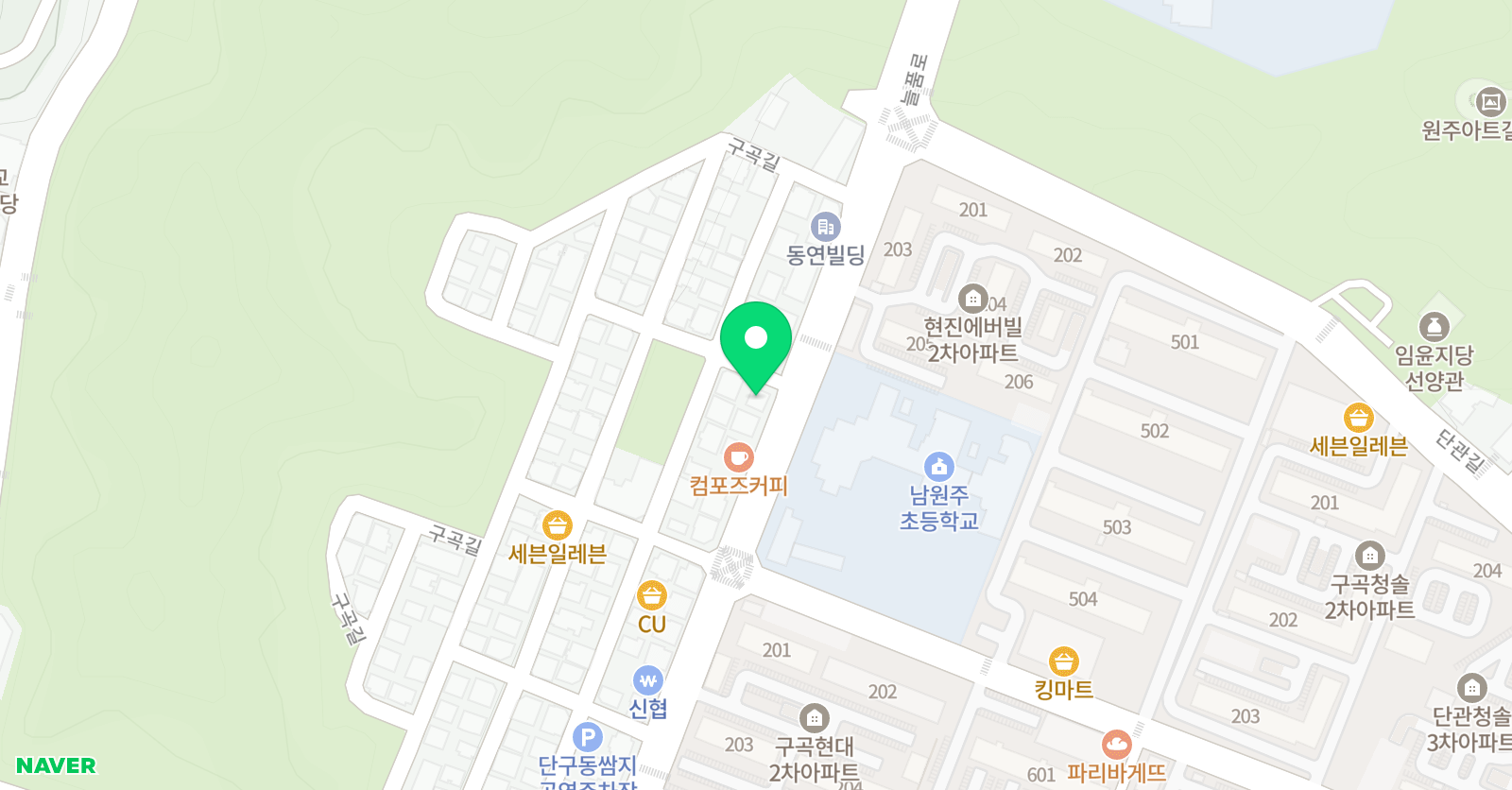 푸르넷 공부방 올리쌤 위치