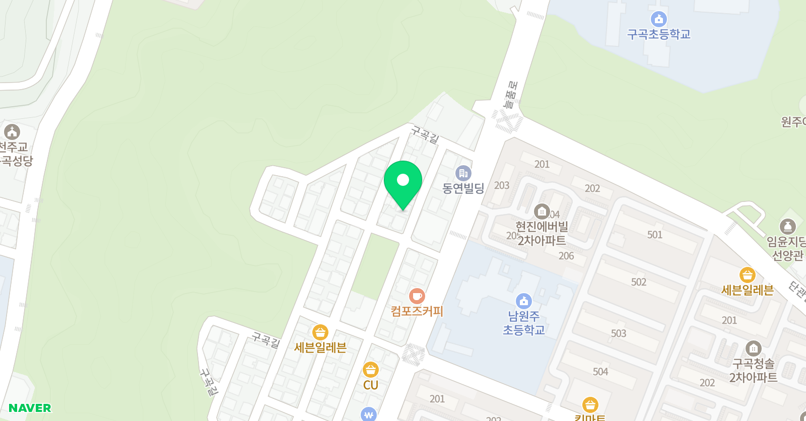 하슬로 학원 위치