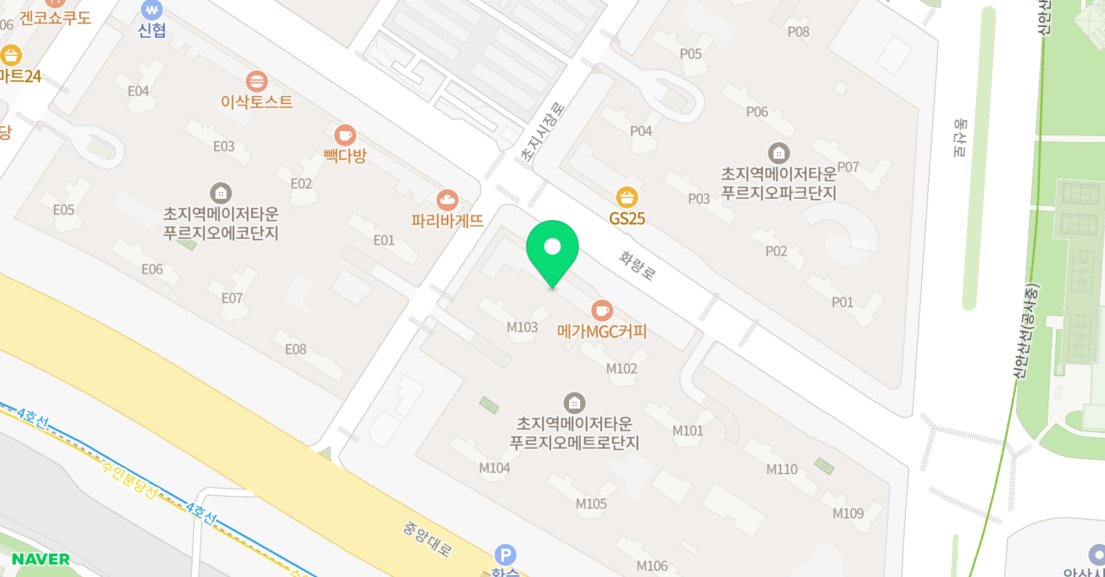 스마트해법 수학 안산메이저타운점 위치