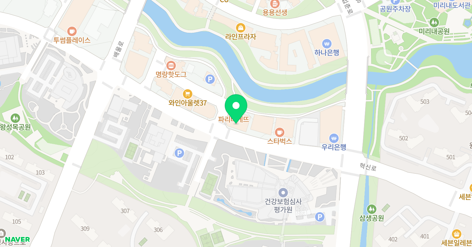 SKY 수학학원 위치