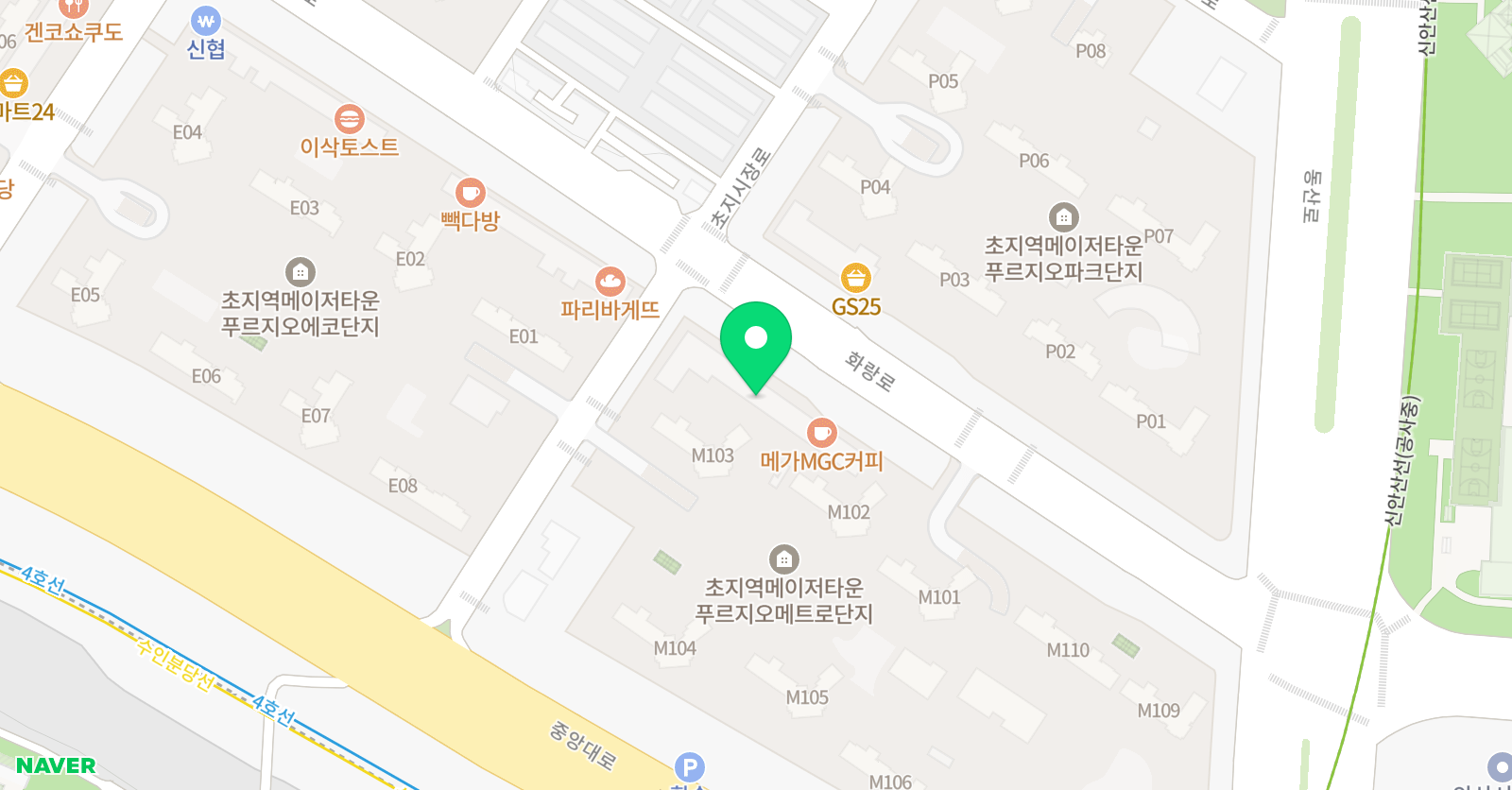 리드인 독서논술 초지점 위치