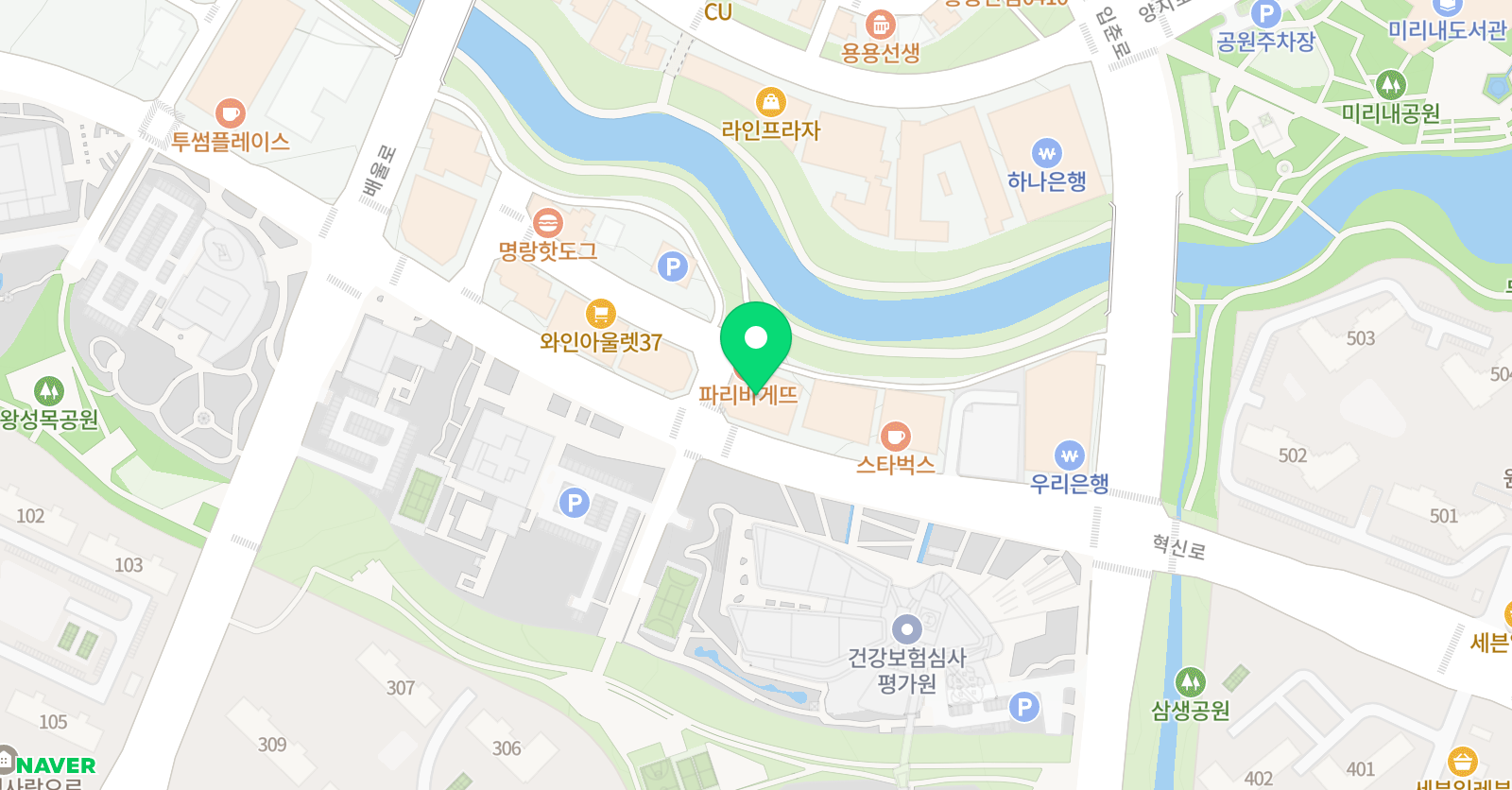 TES 어학원 위치