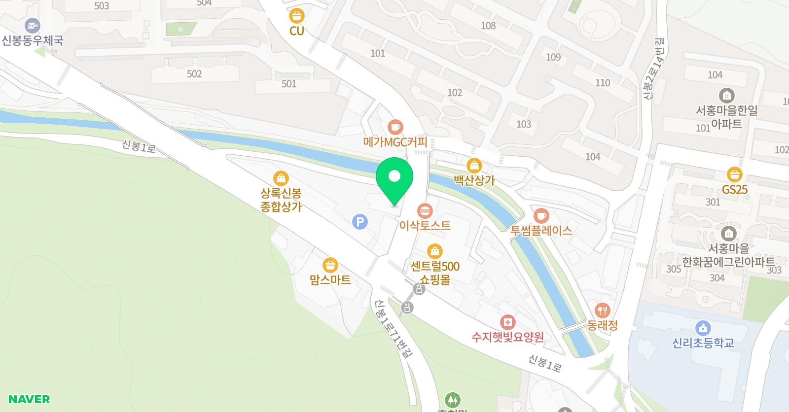 원픽 미술학원 위치