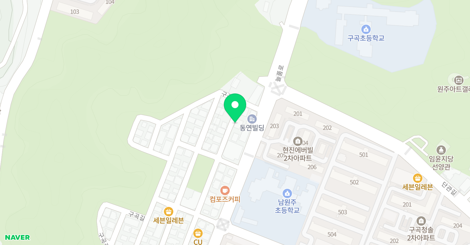 동그라미 음악학원 위치