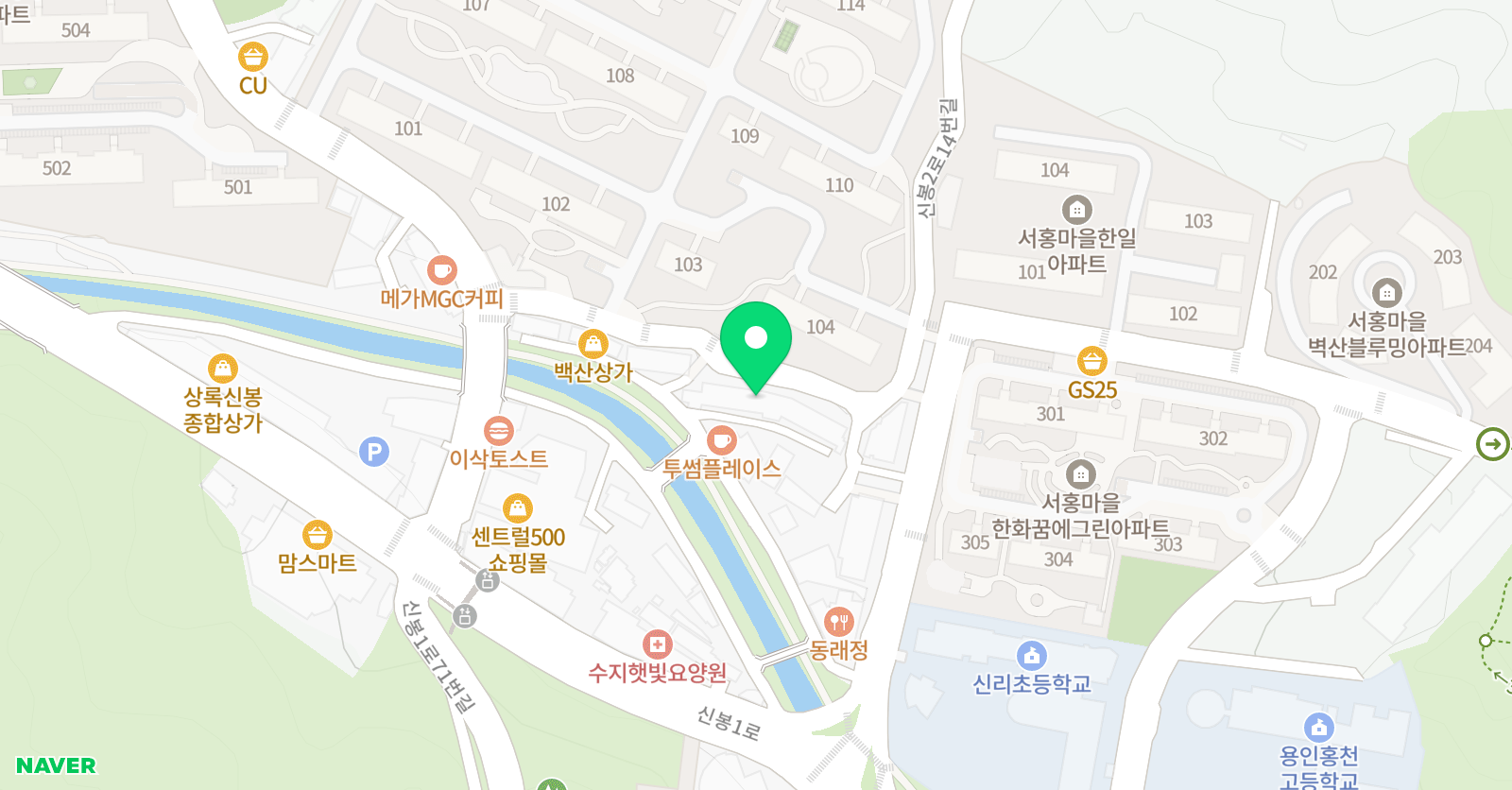 TNT 수학학원 위치