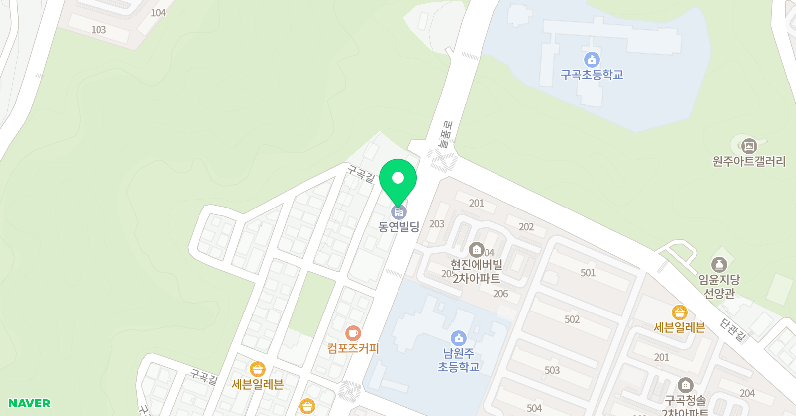 매쓰매니저수학학원 위치