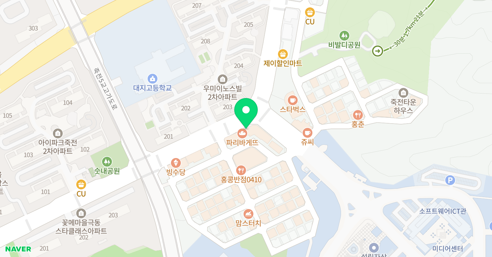 화실PARK 위치