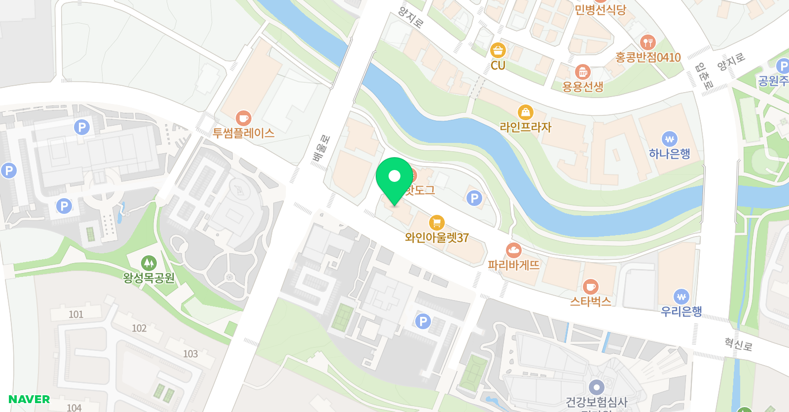 리크브레인아트 학원 위치
