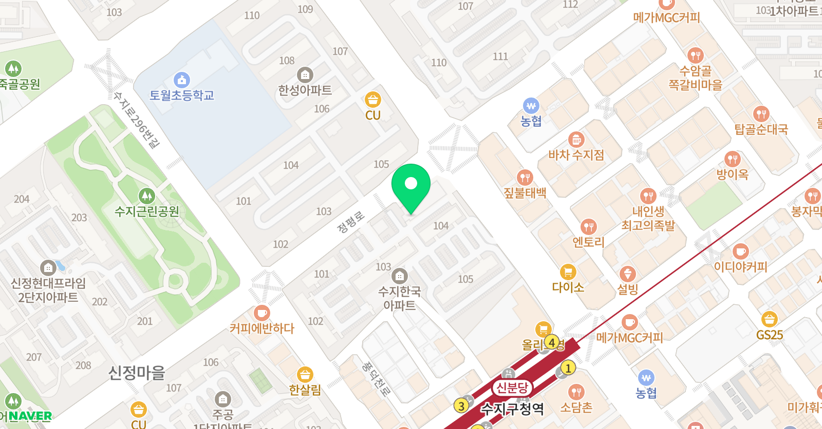 한국피아노스튜디오 학원 위치
