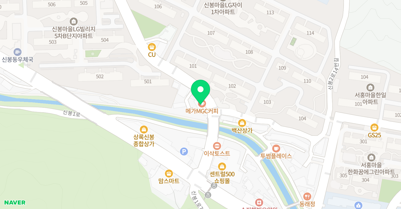 이룸 수학학원 위치