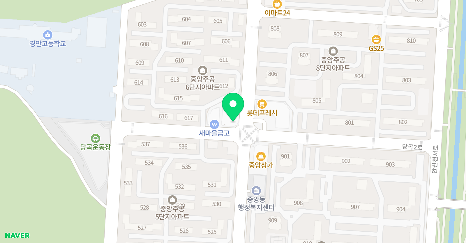 와이즈엔 영어학원 위치