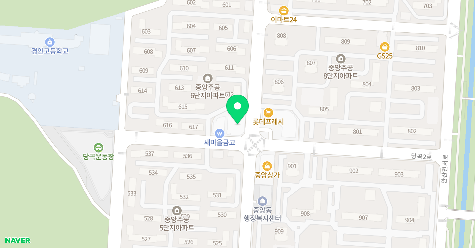 베스트탑 학원 위치