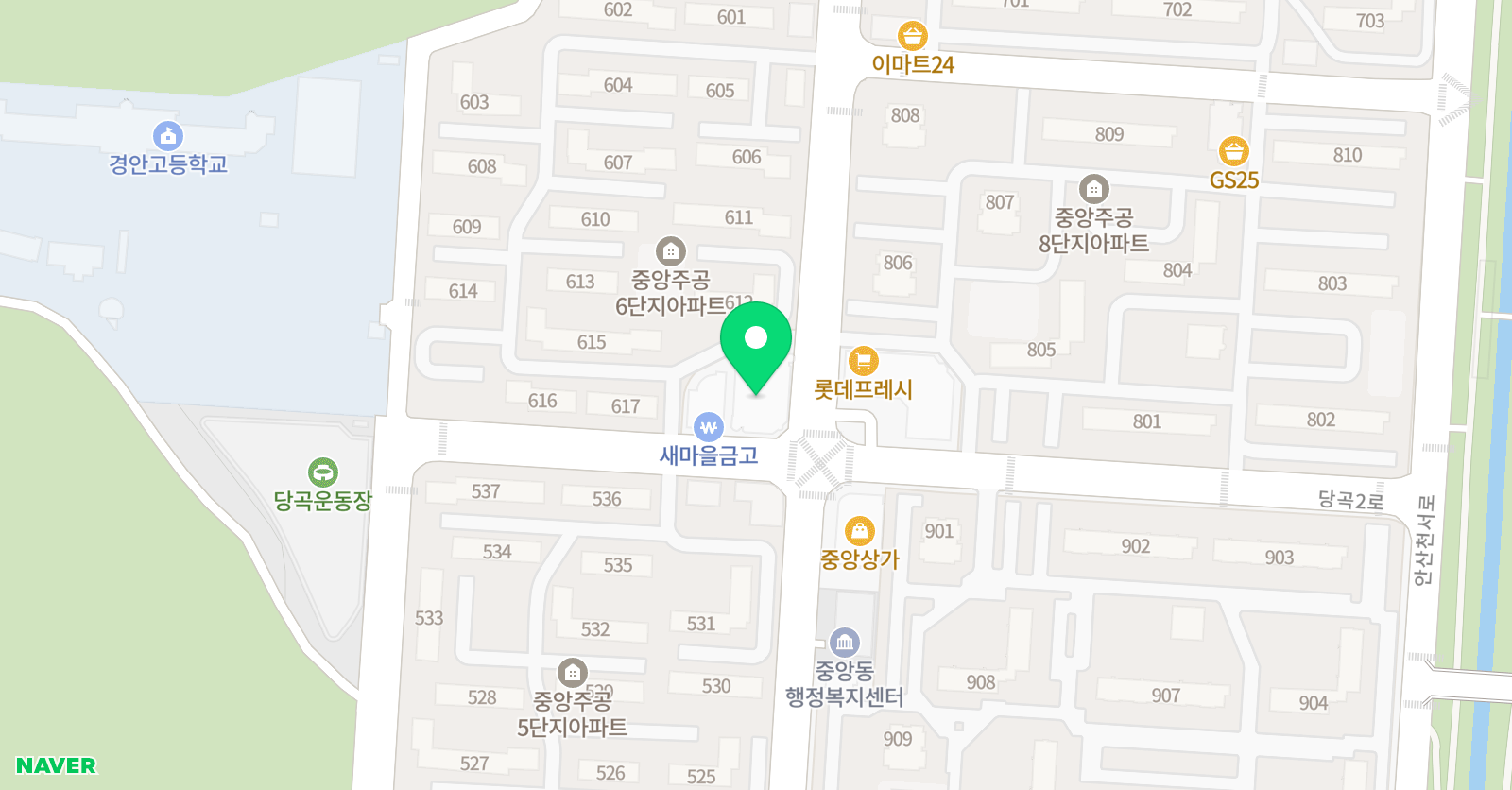 은석 학원 위치
