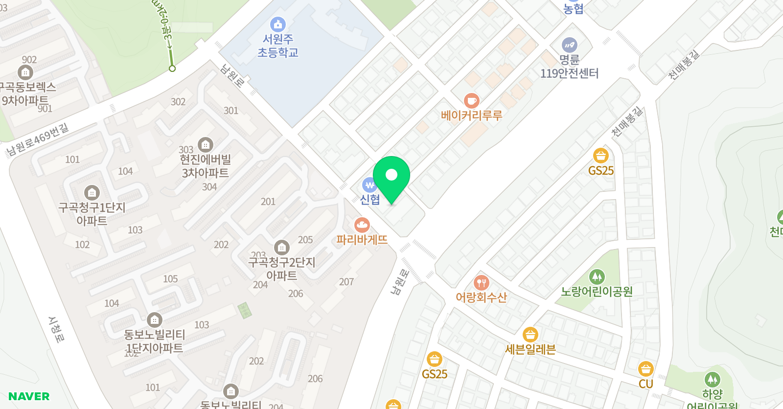 아이 미술학원 위치