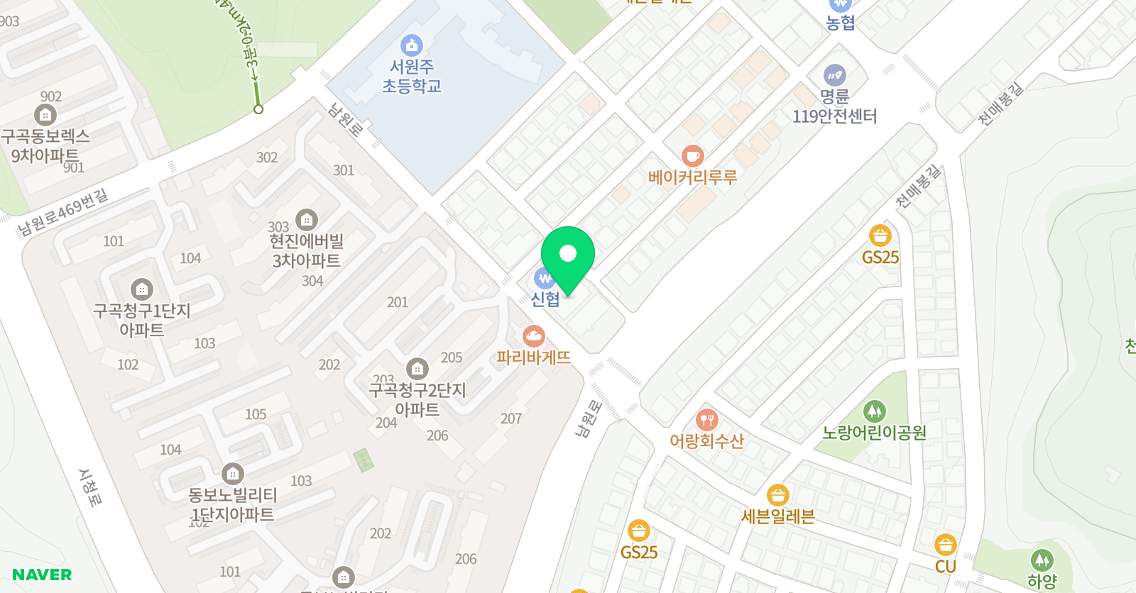 경희대성훈 태권도 2관 위치