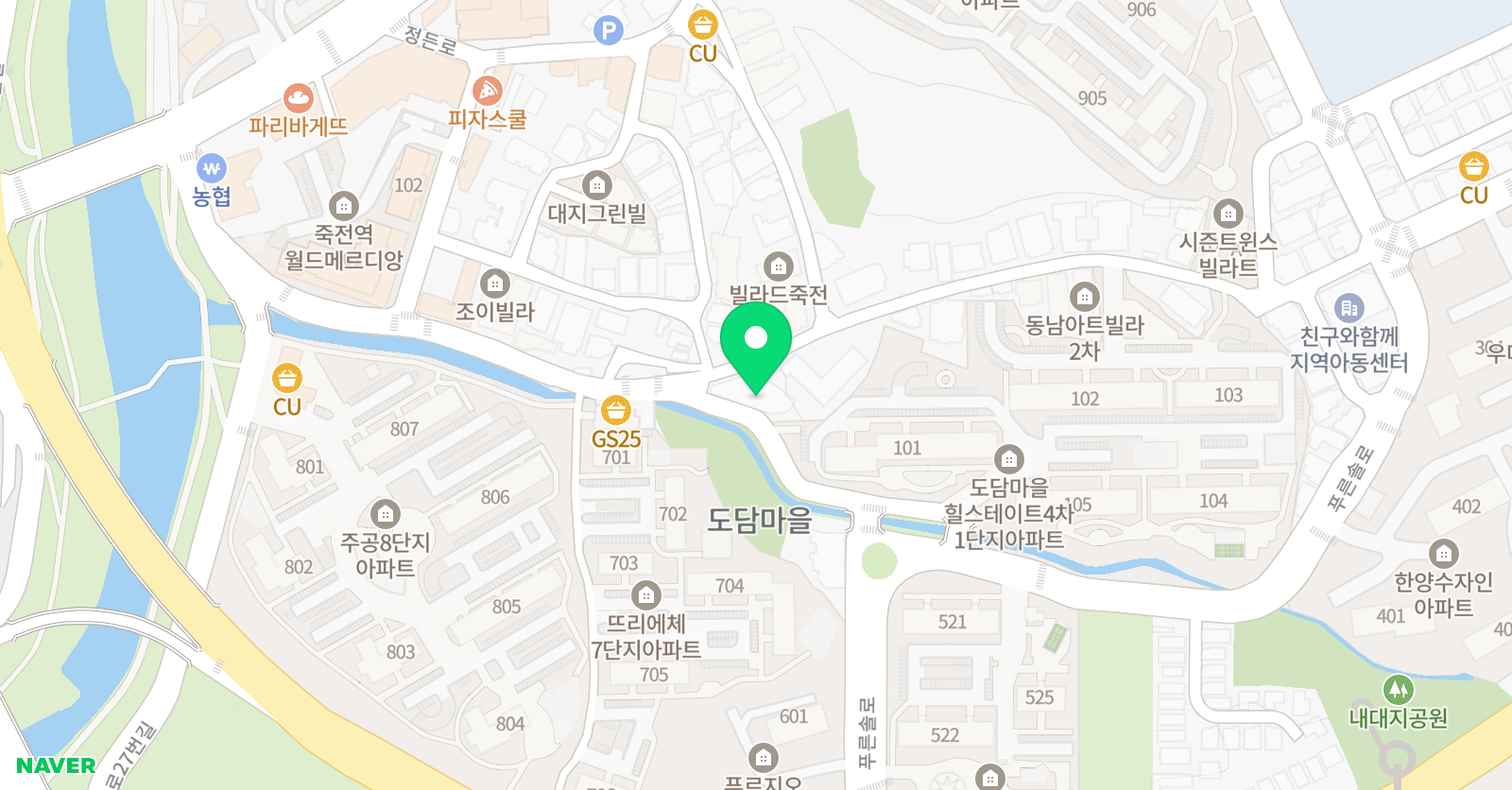 리드앤톡영어 용인죽전센터 위치