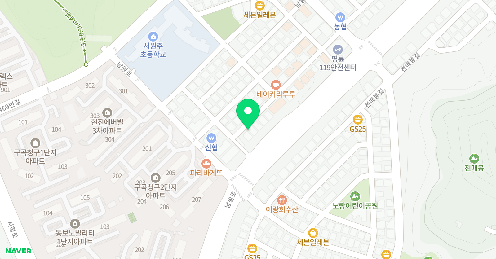 우리 수학학원 위치