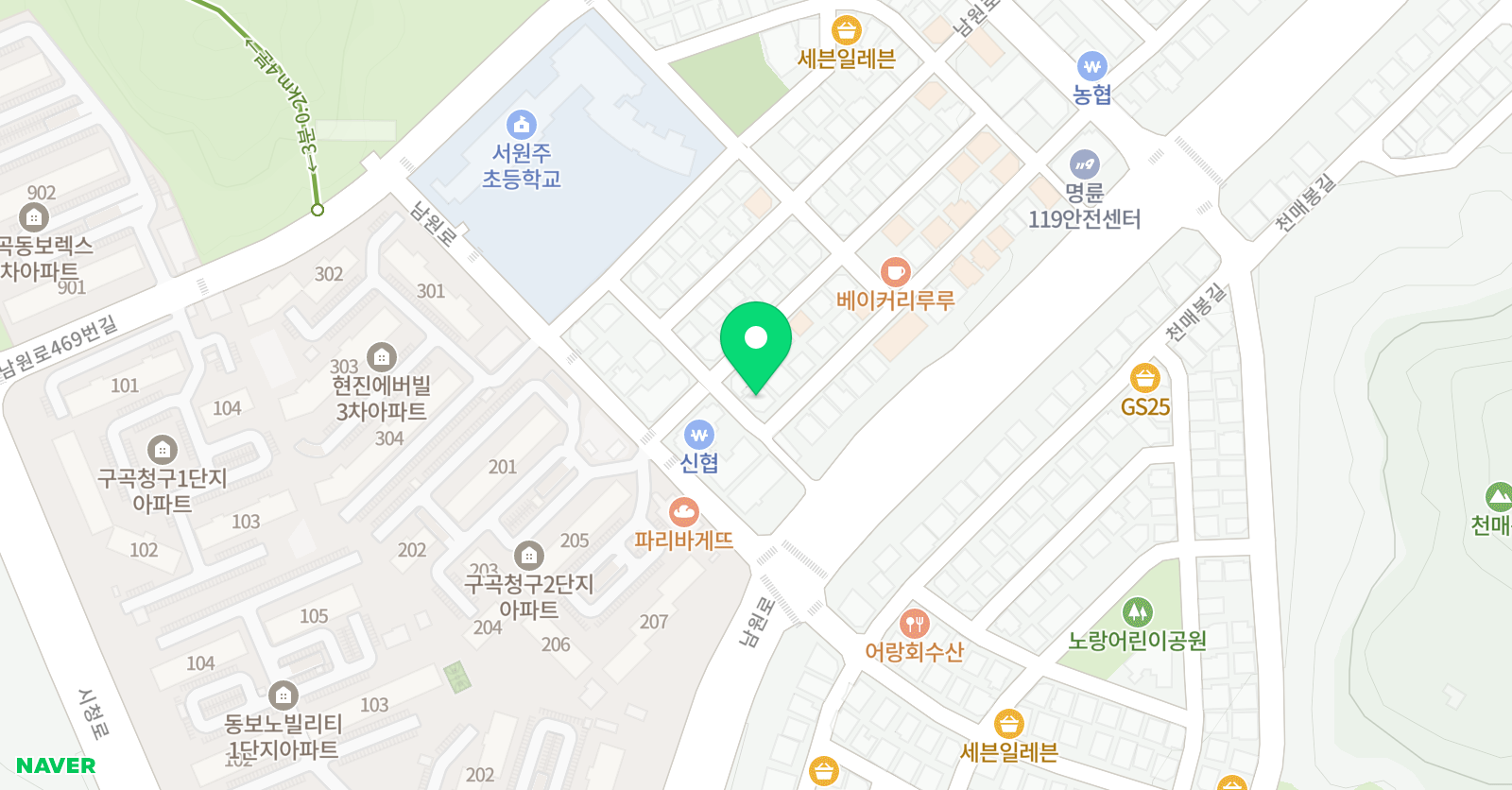 기탄 사고력교실 서원주초점 위치