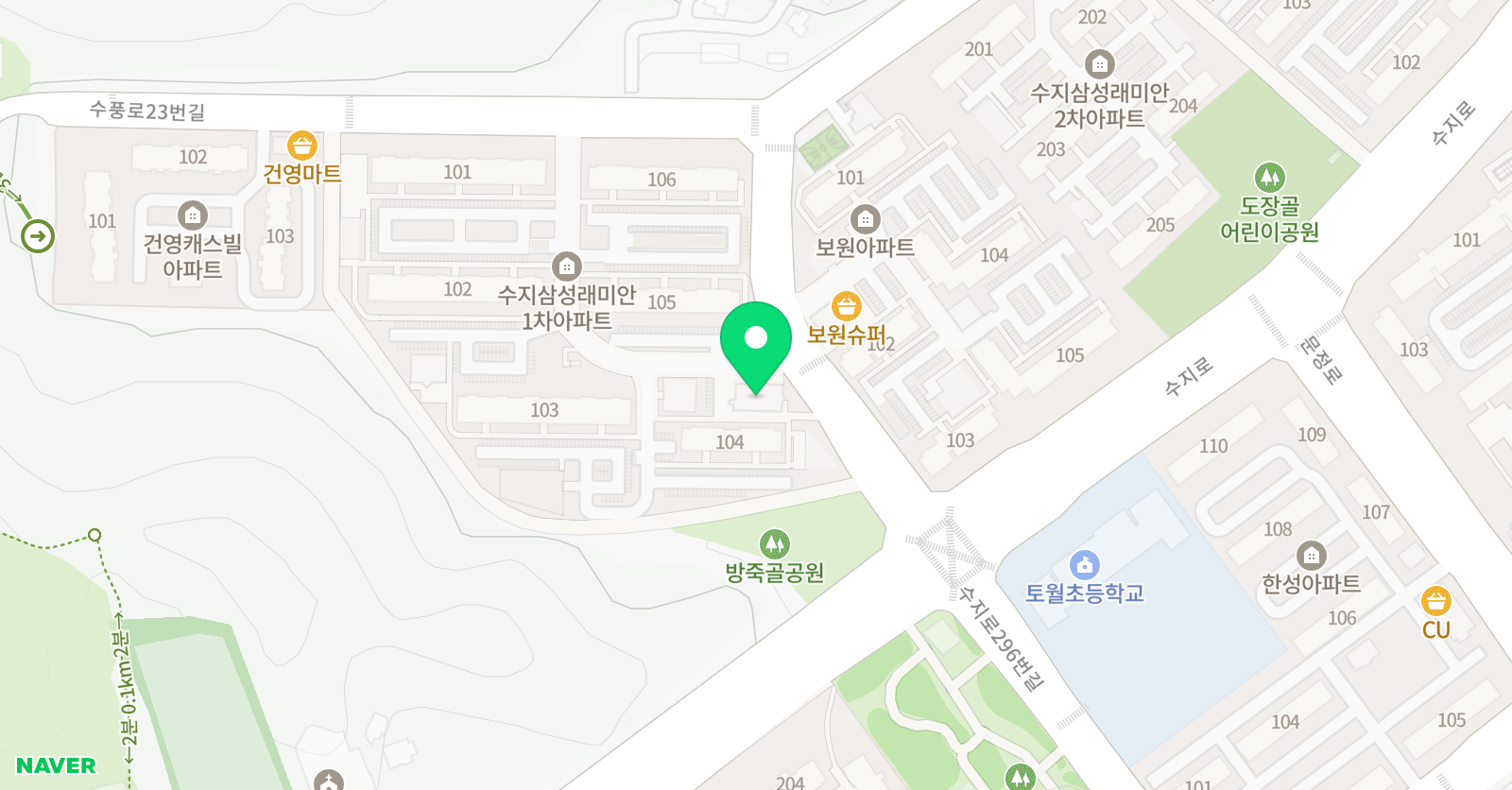 삼성 영어 토월초교실 위치