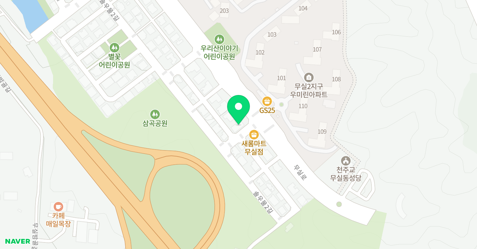 세모가 꿈꾸는 수학당 위치