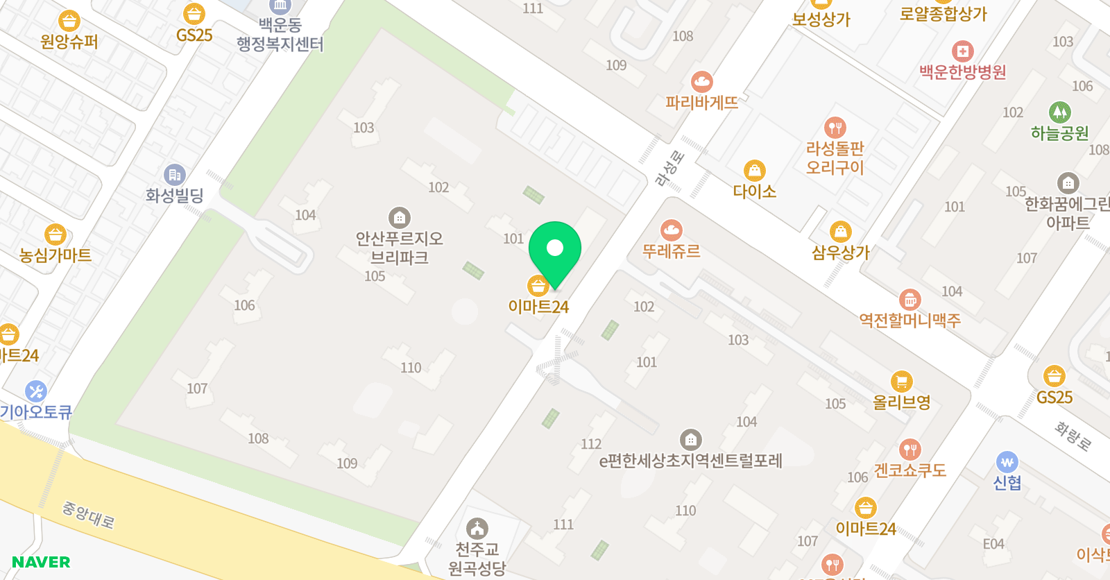 뮤 피아노스튜디오 위치