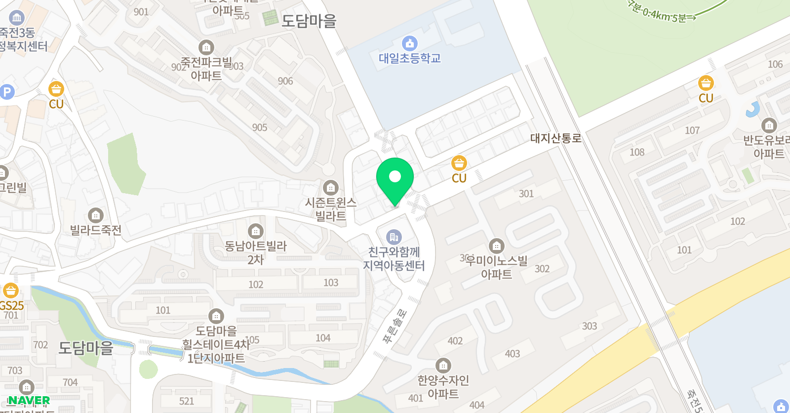 아트앤키즈 미술학원 위치