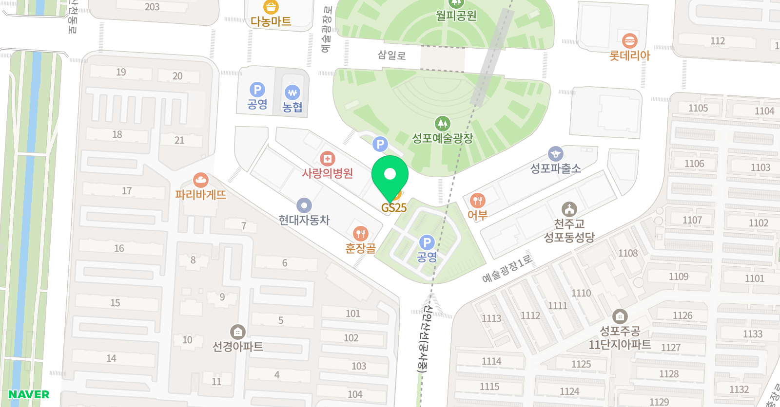청운 학원 위치