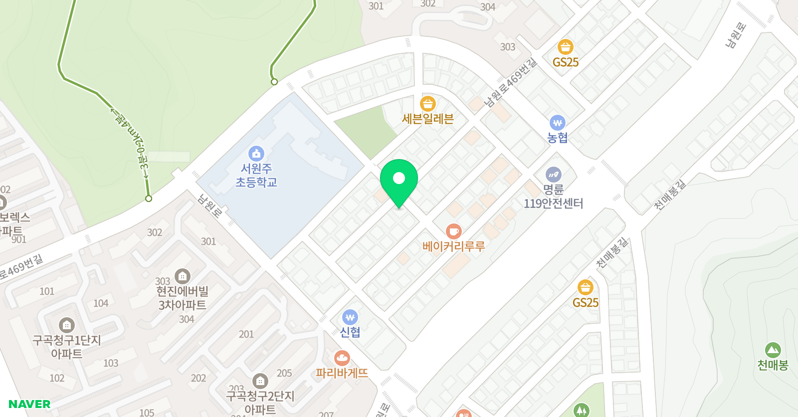 리드인 서원주초첨 위치