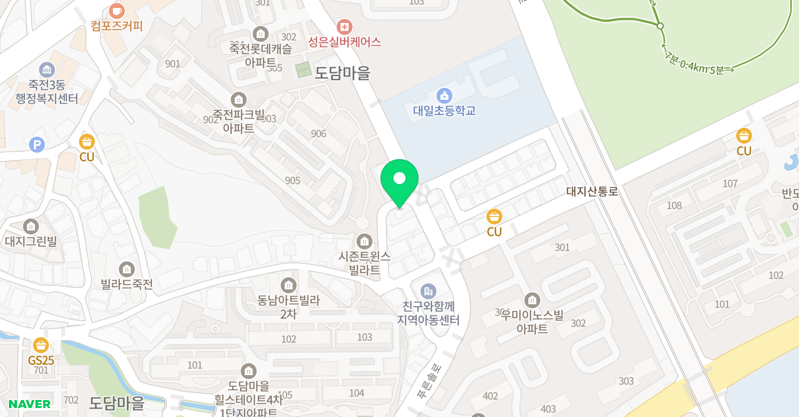 미래엔 수학 용인대일교실 위치