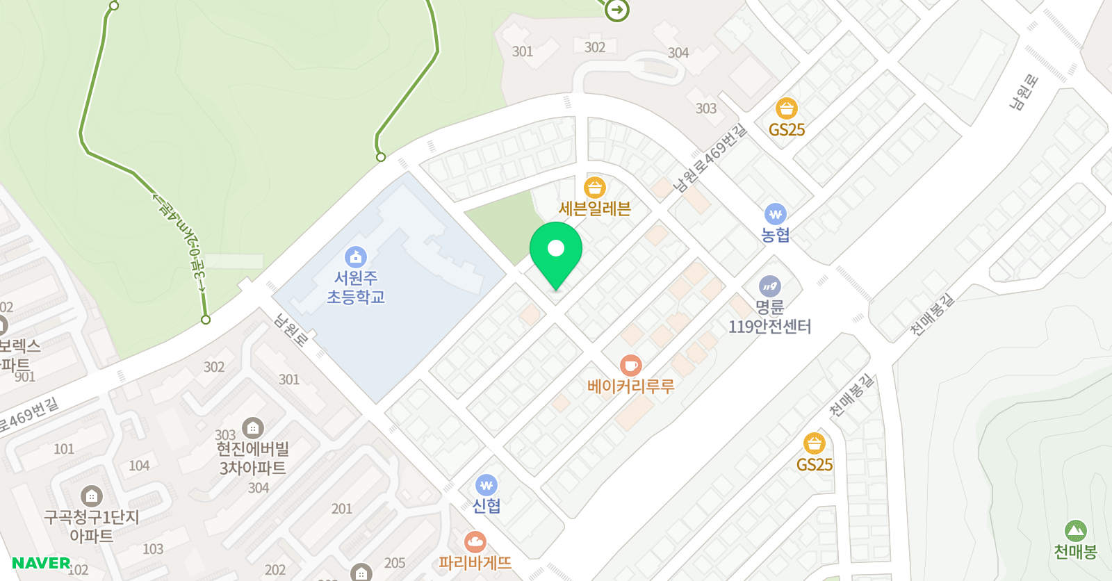 윌로우 영어공부방 위치