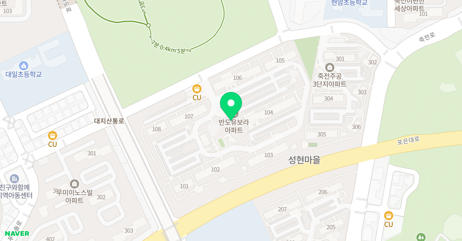 아소비 용인 수지죽전점 위치