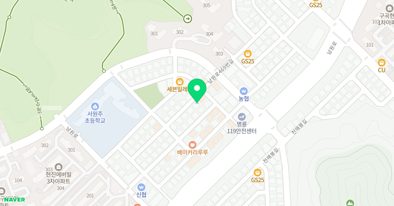 빌드업 영어 어학원 위치