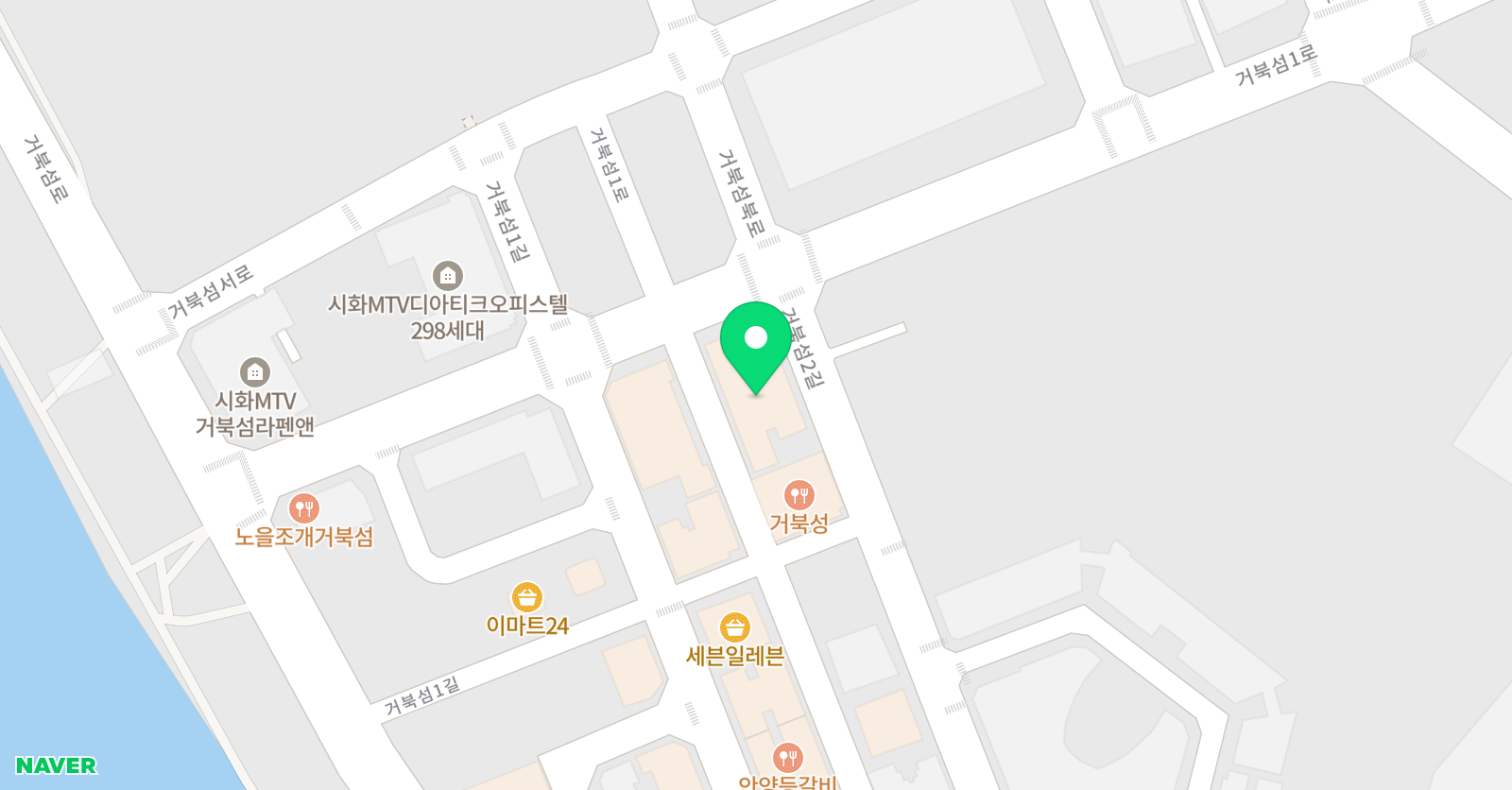 푸르넷 공부방 거북섬종합학원 위치