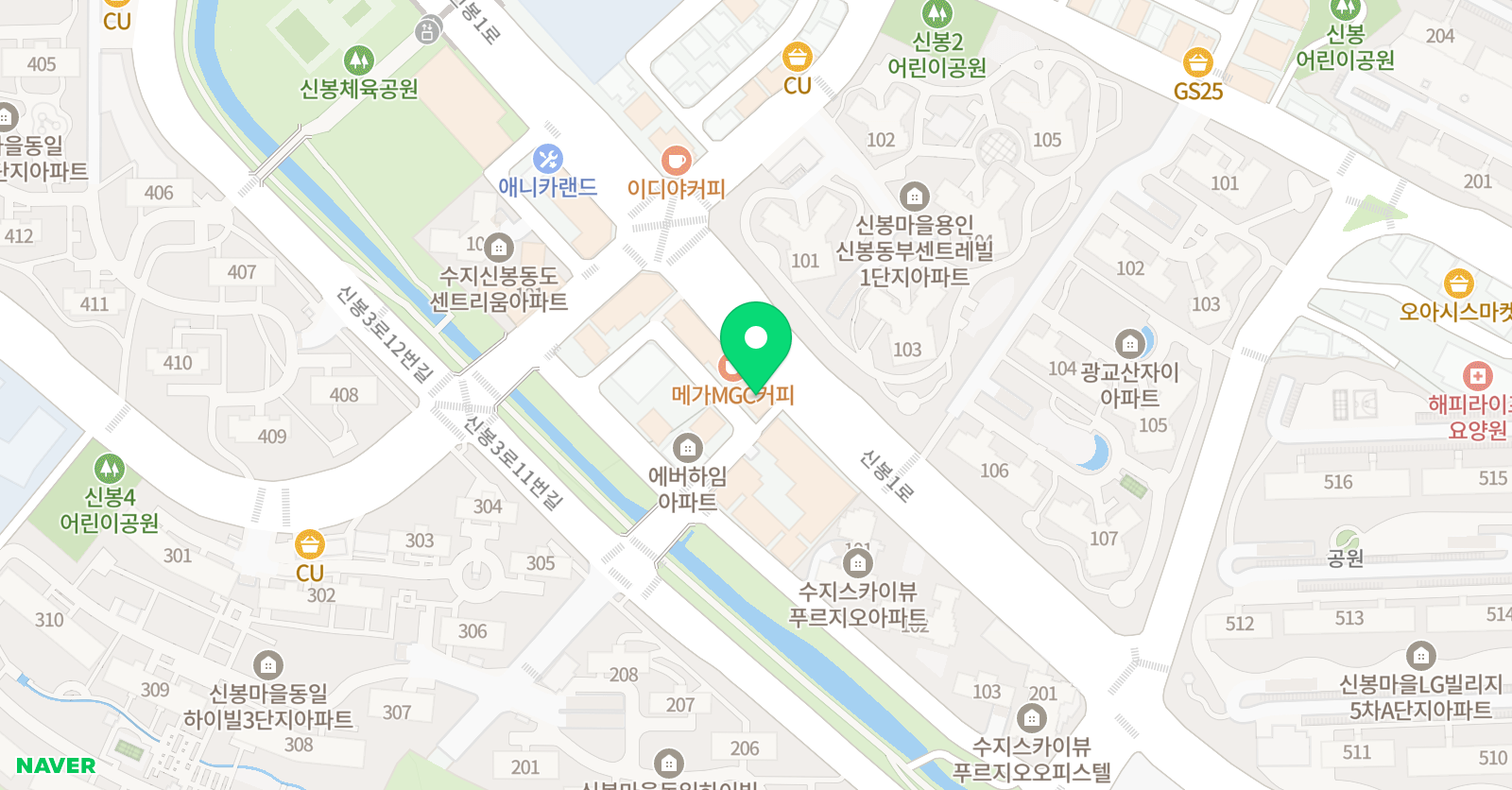 백승학원 1관/2관/3관 위치