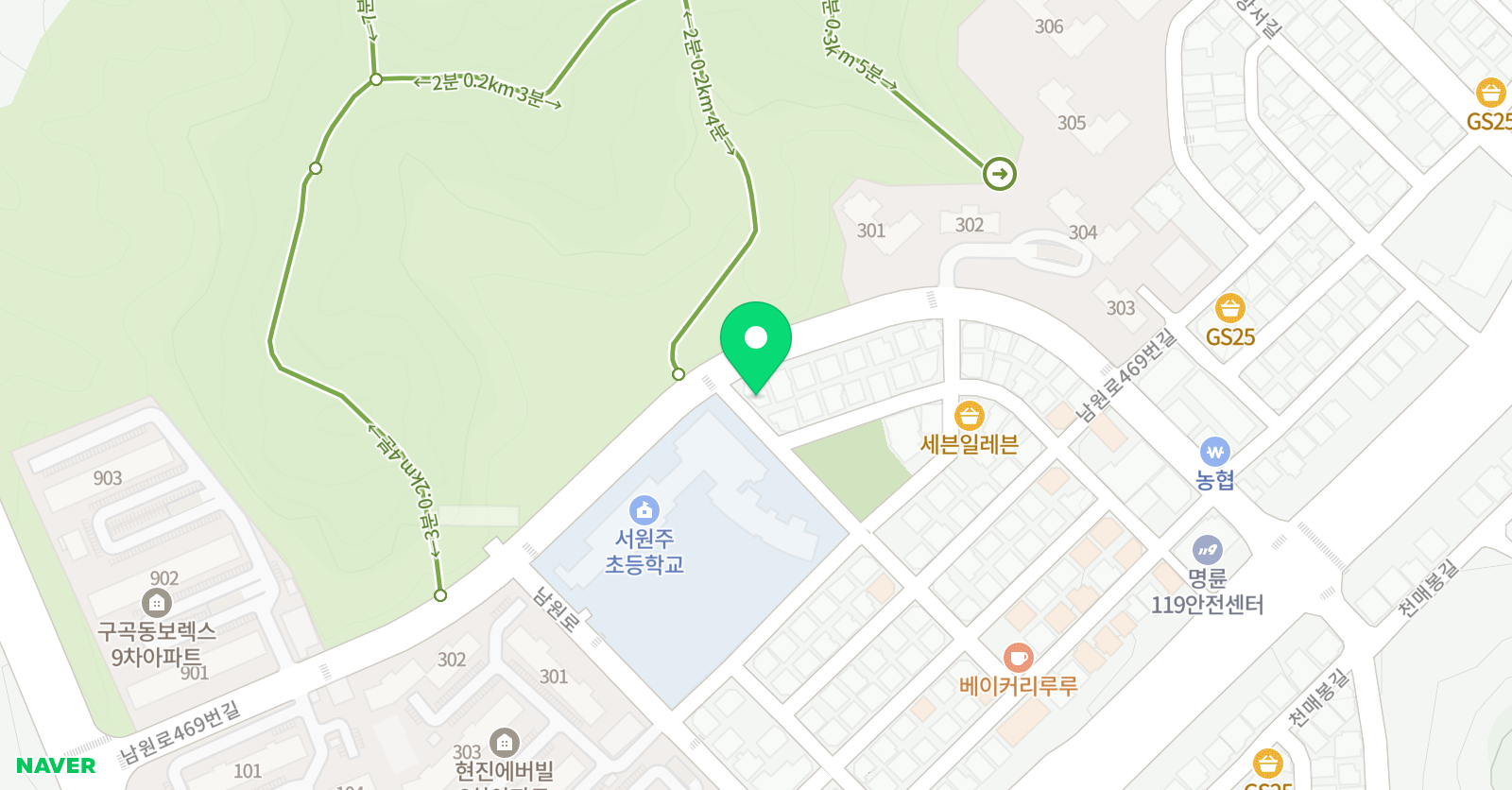 수학의숲 위치
