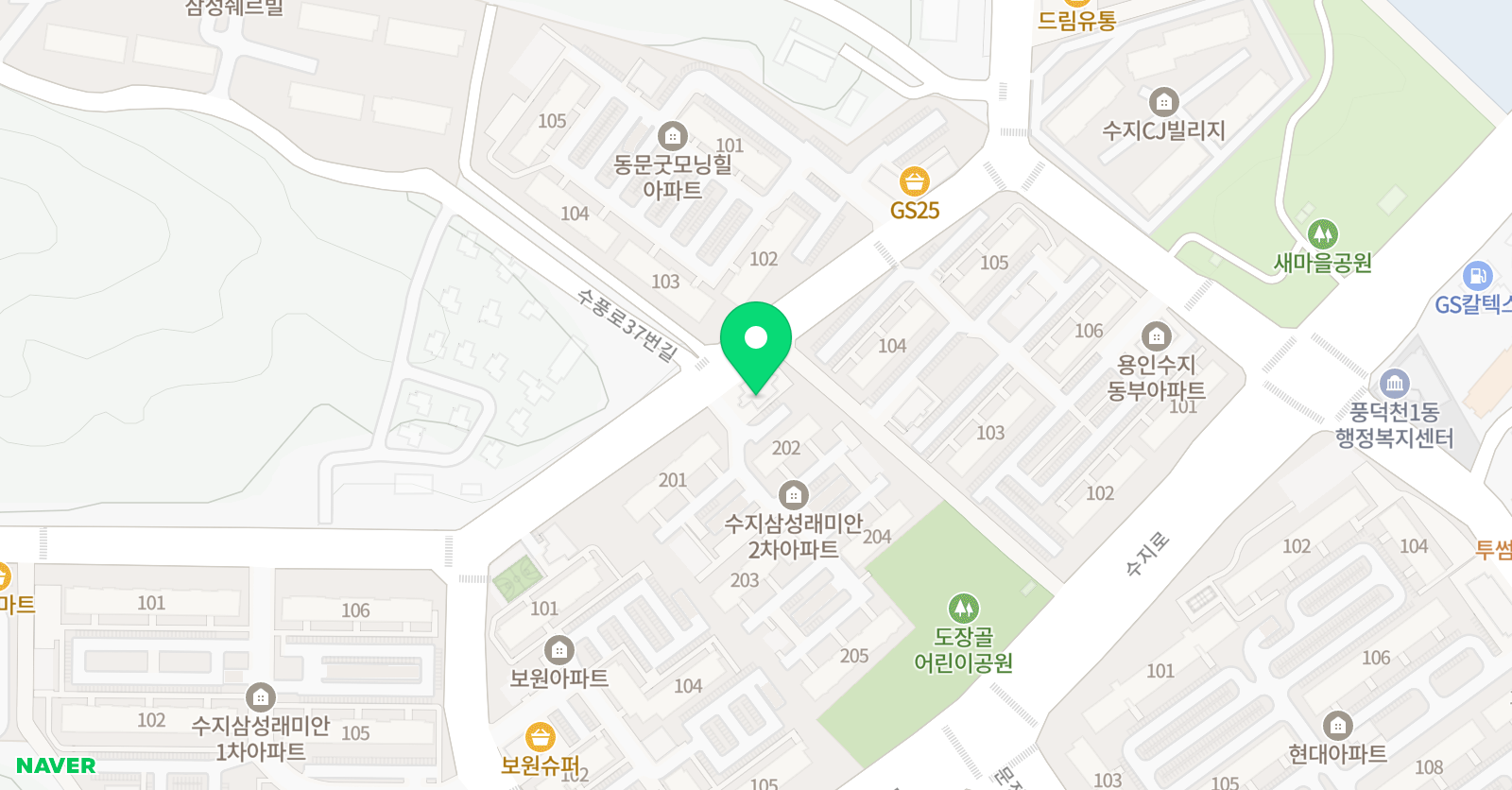 스마트해법 수학 용인수지삼성2차점 위치