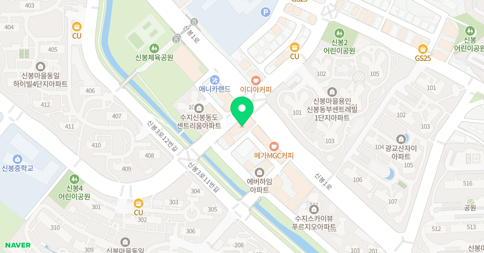 ER 어학원 위치