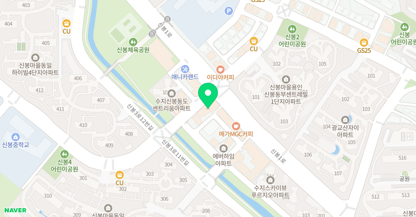 멋진과학야무진수학학원 위치