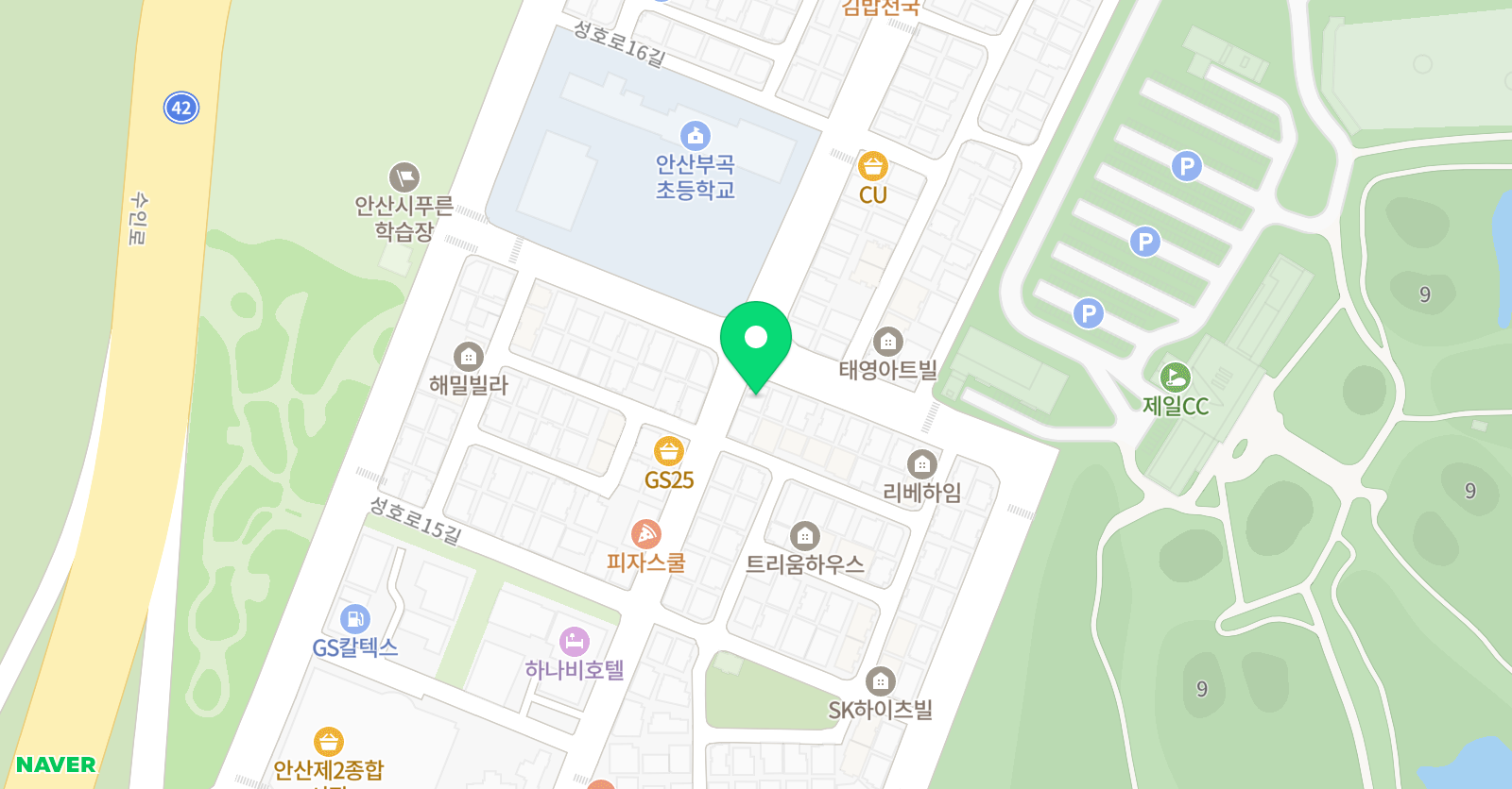 삼성영어 스마트쎈클래스 부곡점 위치