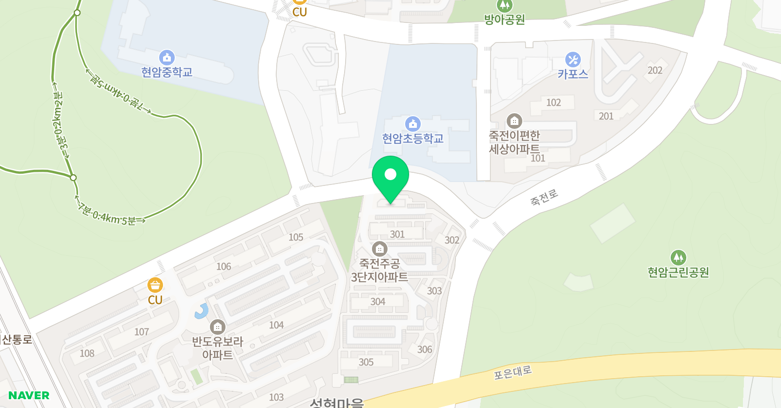 샤이닝잉글리시 영어교습소 위치