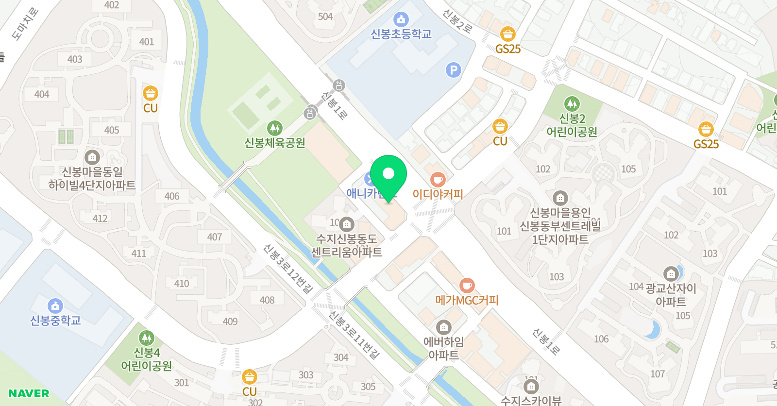 파워점핑 줄넘기클럽 위치