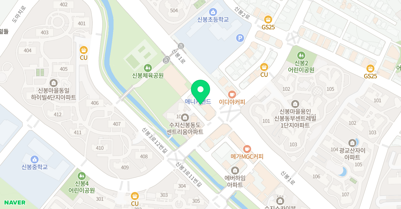 이화현 음악학원 위치