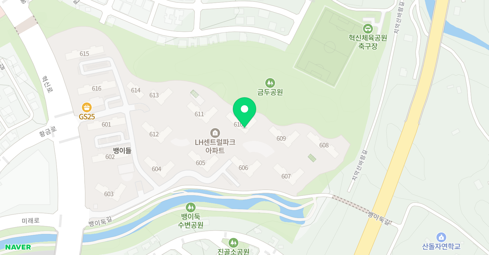 기탄 사고력교실 센트럴6단지점 위치