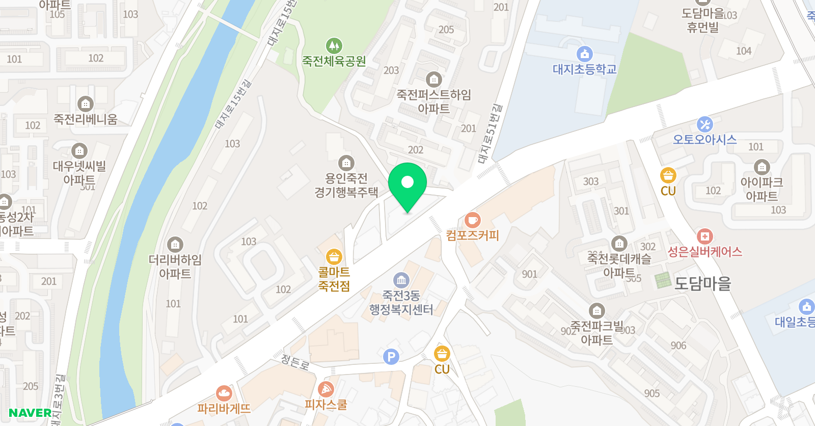 한울 태권도 위치