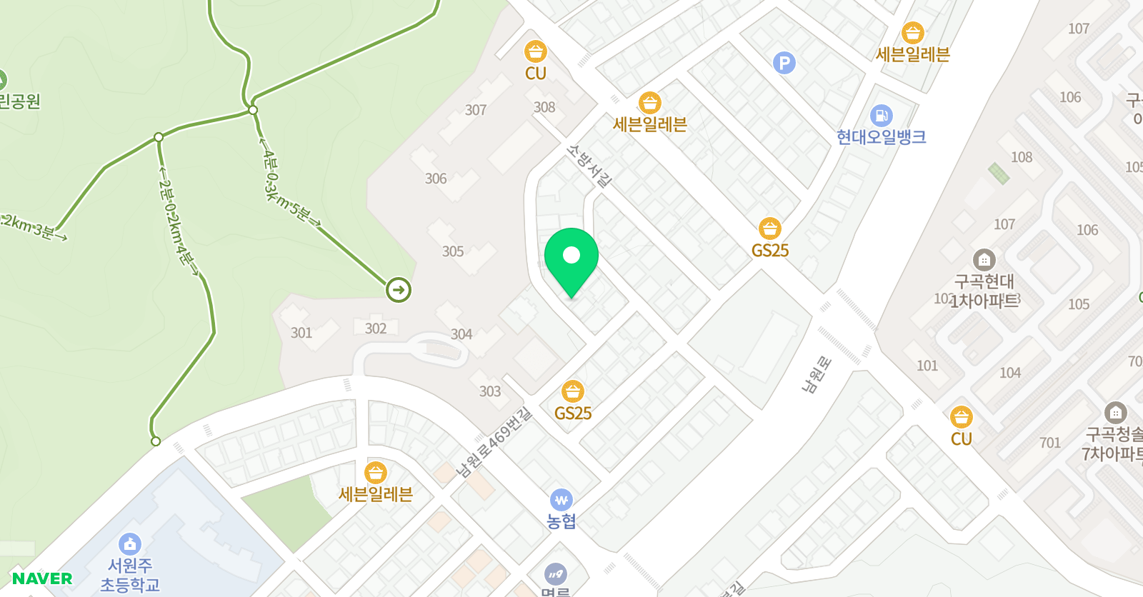 독서논술 과학실험 위치
