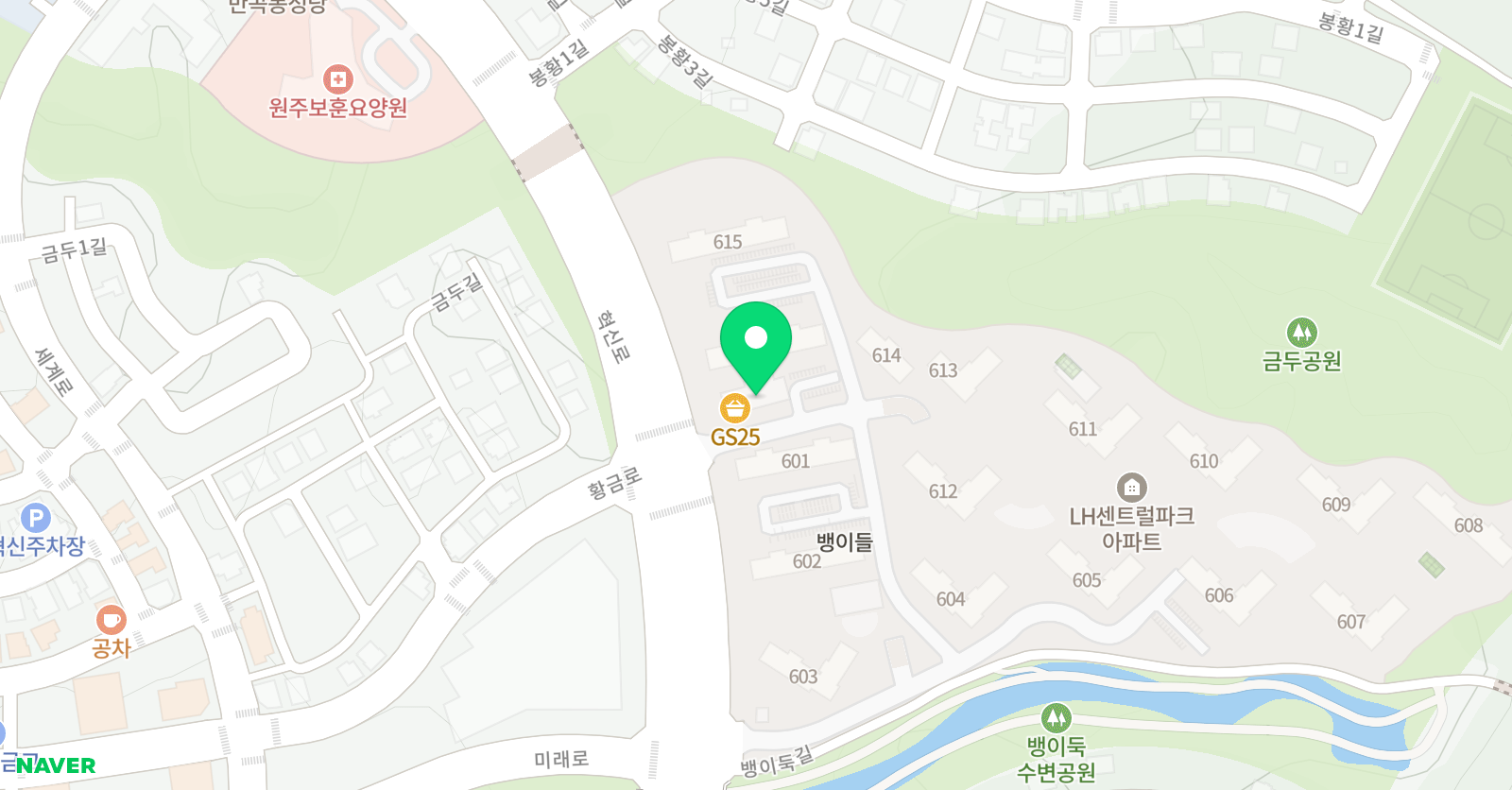 푸른숨 미술 위치