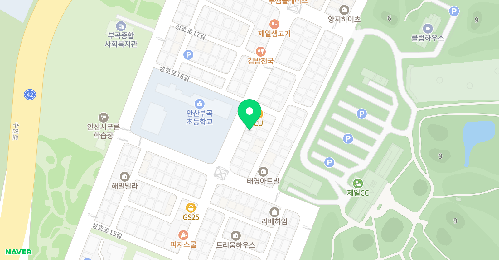 3030 영어학원 부곡캠퍼스 위치